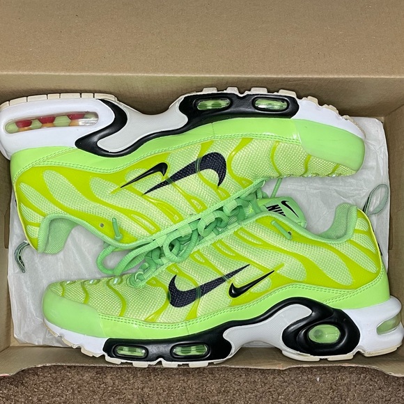 Nike Other - Nike Air Max Plus Premium ‘Overbranding - Lime Blast’ Mens Size 8
